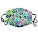 Produktbild Botanical Garden Aqua Print Anti Pollution Respirator Dust Mask Cotton Reusable Face Mouth Mask Fashion for Men Women