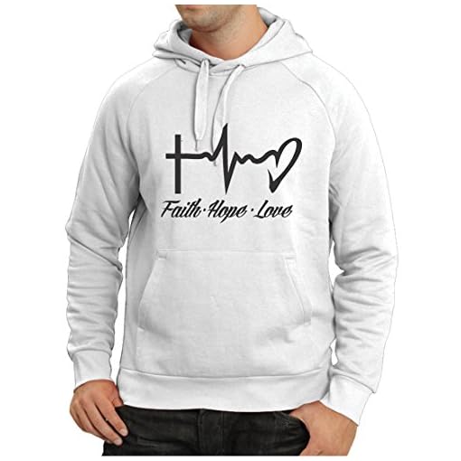 Lepnime Kapuzenpullover Glaube Hoffnung Liebe 1 Korinther 13