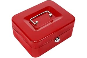 kippen 10033R1 - Cassetta Portavalori Rossa. Dimensioni: 150x120x80 mm