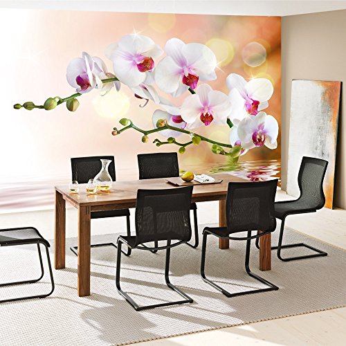 Vlies Fototapete 200×140 cm – Top ! PREMIUM PLUS Foto Tapete ! Wandbilder XXL Wandbild Bild Fototapeten Tapeten Wandtapete Wanddeko Wand Blumen Orchidee Natur – no. 200 - 7