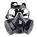 Produktbild MAJOZ Taktische Gasmaske mit Filter,Airsoft Maske Gasmaske für Cosplay Schutz Zombie Soldaten Halloween Masqürade Resident Evil Antivirus Schädel CS Maske