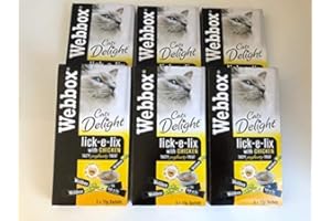 Webbox Lick-e-Lix with Chicken Tasty Yogurty Treat 5 x 15g (PACK OF 6)