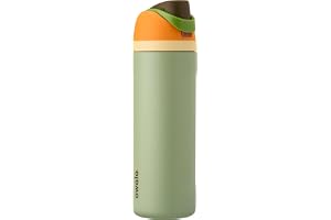 Owala FreeSip isolerad vattenflaska i rostfritt stål, 710 ml, Camo Cool | Isolerat rostfritt stål | Läckagesäkert lock