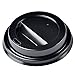 Price comparison product image Disposable Black Coffee Cup Sip Lids for 12oz & 16oz Coffee Cups - Sleeve of 100 - Disposable Lids
