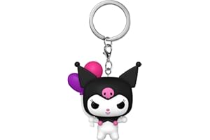 Funko Pop! Keychain: HK - Kuromi - (BLN) - Hello Kitty - Mini-Figurine en Vinyle à Collectionner Porte-clés Fantaisie - Cadeau de Noël - Idée de Cadeau - Produits Officiels - Cartoons Fans