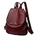 Produktbild SJMMBB Brache haut Rucksack haut Einbrecher Einbrecher Beutel, Jujube rot, 32 X 27 X 15 CM