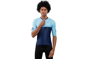 SIROKO Maillot Ciclismo Manga Corta M2 Hombre Ropa de Ciclismo Corte Slim