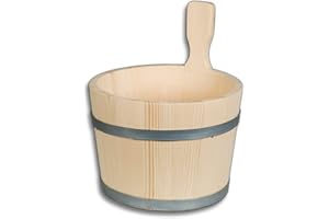 HOFMEISTER HOLZWAREN HOFMEISTER® Cuve, baquet, en Forme d'entonnoir, 1 poignée, 2,5 litres, en Bois de Sapin H300xD190 mm