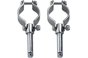 ‎OCNVLIA Ocnvlia Ruder Schloss für Boote Rostfreiem mit Seitlicher Befestigung für Ruder Schloss Yacht (2 Pro Packung)