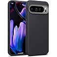 Caseology Nano Pop for Google Pixel 9 Pro XL Case, [Soft & Dust Free Material] [Military Grade Drop Protection] Side Grip Patterns Case Cover for Pixel 9 Pro XL - Black Sesame