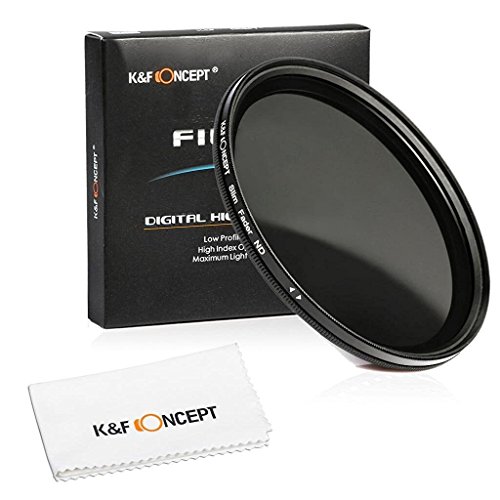 NDX Filtre    Densit   Neutre Variable 67mm R  glable  ND2 - ND400    Chiffon de Nettoyage en Microfibre Pour Nikon DSLR Cam  ra