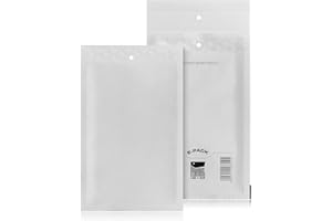 YARO B2 100 St. Luftpolstertaschen Versandtaschen E-PACK B/2 Weiß 140×225 Luftpolsterumschlag