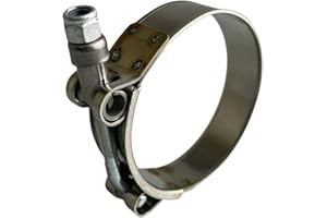 BOLTZA Bolzta® Part-Stainless Steel T Bolt Hose Clamps For Industrial Machinery & Exhaust Clips 68-76mm x4