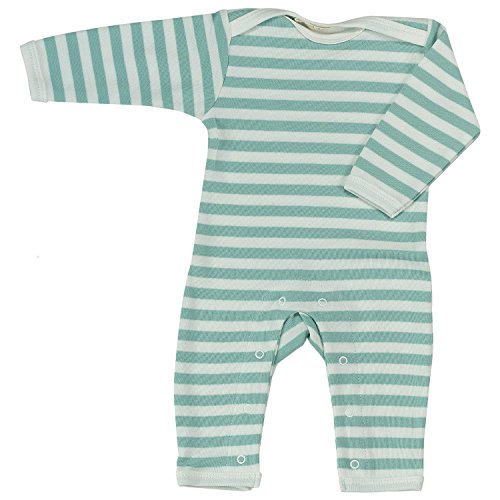 pigeon-organics for Kids Onesie Pyjamas Romper Long Blue Stripes 6-12 m