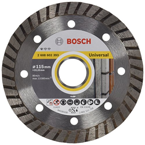 Bosch 2 608 602 393 - Disco tronzador de diamante Standard for Universal Turbo (115 x 22,23 x 2 x 10 mm)