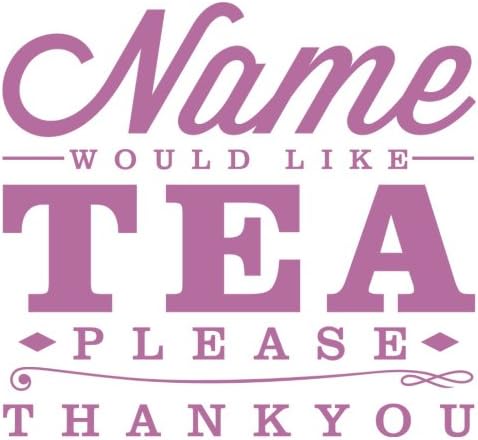 Personalised Tea Mug, Pink Print