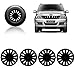 Auto Pearl - Premium Quality Car Full Caps Black 15inches Wheel Cover For - Mahindra Quanto RS.1649.00