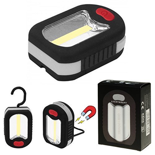 Preisvergleich Produktbild Kingdiscount 100 Stück Lichtkraft Taschenlampe Lichtkraft HP Arbeitslampe Cob grau