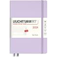 Leuchtturm1917 Agenda 2025 A5 Couverture Rigide Lilas – Semainier Ligné 80g