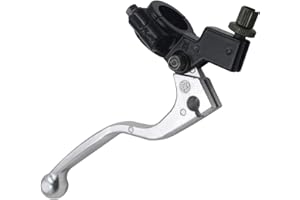 AHL 22mm 7/8" moto embrayage levier de frein levier poignée d'embrayage Compatible avec 2-Stroke Dirt Bike, ATV, Quad, 4-Stroke