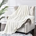 SpireHues Super Soft Throw Blanket 150x200cm for Couch, Sofa and Bed | Lightweight, Warm and Stylish Fleece Blanket for Room Decor | Magic Fleece Blankets & Throws, White