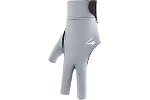 Acunny Billiard Gloves, Pool Gloves - Billiard Table Gloves, Breathable 3-Finger Pool Cue Gloves, Shooter Cue Sports Gloves for Left or Right Hand, Indoor Billiard Accessories