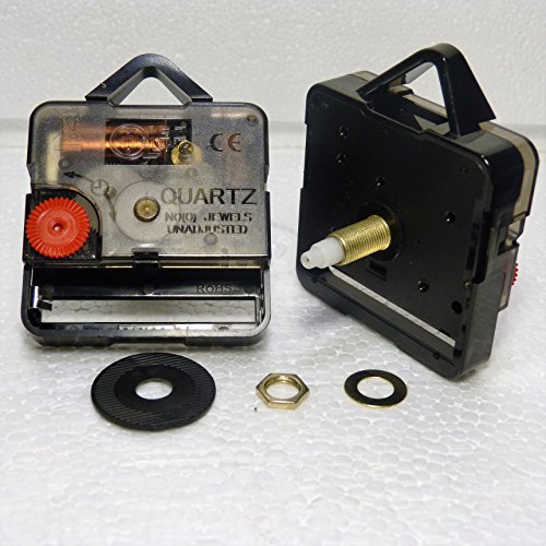 New Ersatz Sweep (nicht Inlett leise) Quarz-Uhrwerk Motor mit 55 mm farbige Hände – DIY – Armaturen – (lang 22 mm Gesamtlänge Spindel) 55mm Blue Hands - 2