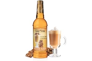 Jordan's Skinny Syrups 0 Calories | 0 Sugar | Butter Toffee Syrups 750mL