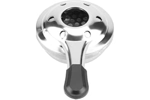 PILIPANE brûleur à fondue portable efficace en acier inoxydable avec poignée anti-brûlure pour buffets et événements de restauration, Mini brûleur à alcool,