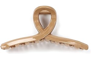 Olakin Pinzas Para el Pelo, Garra de Pelo de Antideslizantes, Hair Claw para Mujeres y Niñas (Marrón)
