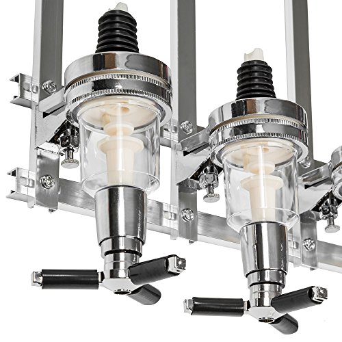 TecTake Getränkeportionierer für 4 Flaschen Bar Butler Wandmontage 4cl - 3