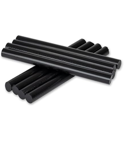 BORMA WACHS Schellack Sticks Schwarz 60 – Heißschmelzstifte 24g