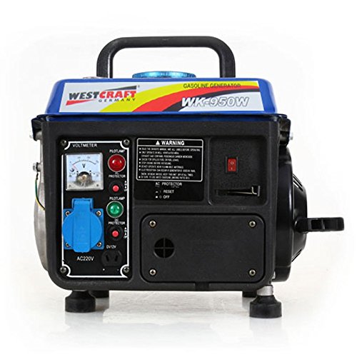 800W Benzin Stromerzeuger Generator Stromaggregat Stromgenerator Notstromaggregat WESTCRAFT WK-950W - 7