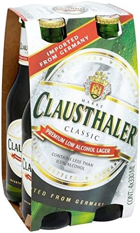 Clausthaler Low Alcohol Lager 4 x 330ml