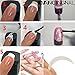 DANCINGNAIL 51 Pcs Nail Art Smile Striping Line French Guide Tips Stickers