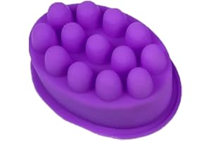 Ericetion Moules De Savon en Silicone, Moules De Savon À Barres De Massage en Silicone, Moules en Silicone pour Fabriquer des Savons, Moules À Savon Faits À Main, Antiadhésif