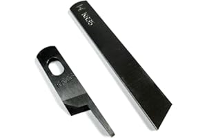 EVERNICE Upper & Lower Knife KR23+KR35 for Siruba Taiko 737/747 Overlock Sewing Machine