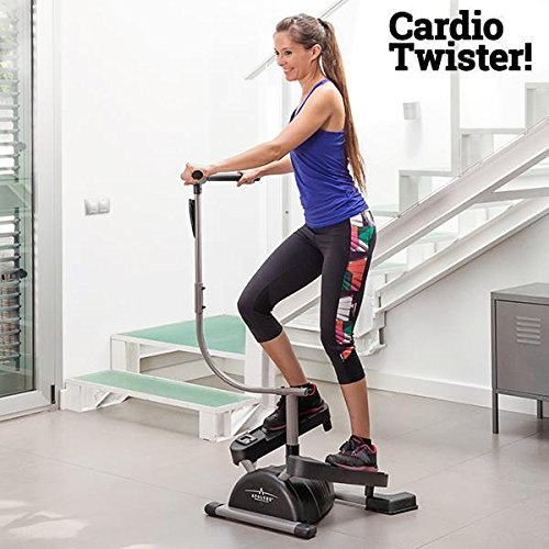 Apolyne Cardio Twister Appareil de Musculation Noir