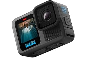GoPro HERO13 Black - Waterproof Action Camera with 5.3K60 Video, 27MP Photo + Compatability with HB-Series Lenses(1-Yr Intern