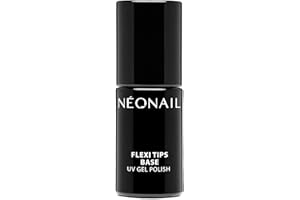 ‎NÉONAIL NEONAIL Baza hybrydowa do sztucznych paznokci Clear Flexi Tips Base 7,2 ml UV LED
