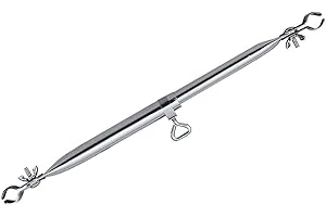 BERGER | Barres Appui de Toit | Arceaux pour Auvent | Camping Car Caravanes Accessoire Camping | Tente de Toit | Barre Telescopique avec Collier de Serrage | Longueur 170 - 260 cm