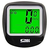 Großes LCD-Display und Zahlen zeigen klar und einfach zu lesende Daten, sicherer und bequemer beim Radfahren.