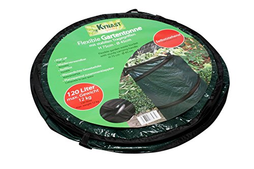 Garten Laub Sack Tonne POP UP 120 Ltr. Kynast 75 cm x 45 cm - 4
