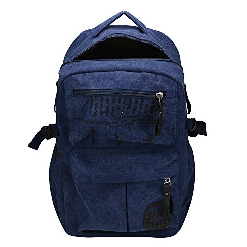 0159 # Qualitativ Leinwand Notebook Laptop Tasche Rucksack Herren & Frauen Casual Rucksack Bag 43,2 cm Anzug für 14/15,6/43,2 cm Laptop schwarz 17inch - 8