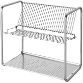 IKEA 2 Tiers Dish Basket Stainless Steel Dishwasher 27x50 cm