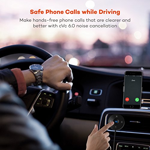 Bluetooth-Receiver-TaoTronics-Bluetooth-Car-Kit-Bluetooth-41-Hands-Free-Audio-Adapter-Built-in-Microphone-cVc-60-Noise-Cancellation-3M-Magnetic-Base-Air-Vent-Clip-Dual-21A-USB-Car-Charger