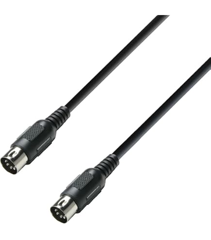 Adam Hall Cables 3 STAR MIDI 0150 RED - Câble MIDI 1,5m Rouge