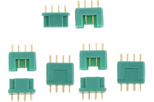 Hellery 5 Paires De Connecteurs MPX, Prise 6 Broches pour Pile RC Mâle Et Femelle