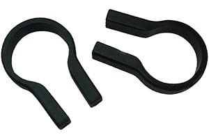 KLICKFix Staffa per barra fuori misura, 31.8 mm, 0211GP, Colore Nero