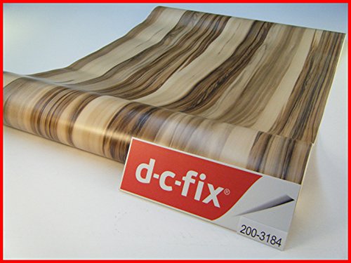DC Fix Holzmaserung Walnuss Baltimore 2 m x 45 cm Selbstklebende Kunststoff, Vinyl Kontakt Papier 200–3184